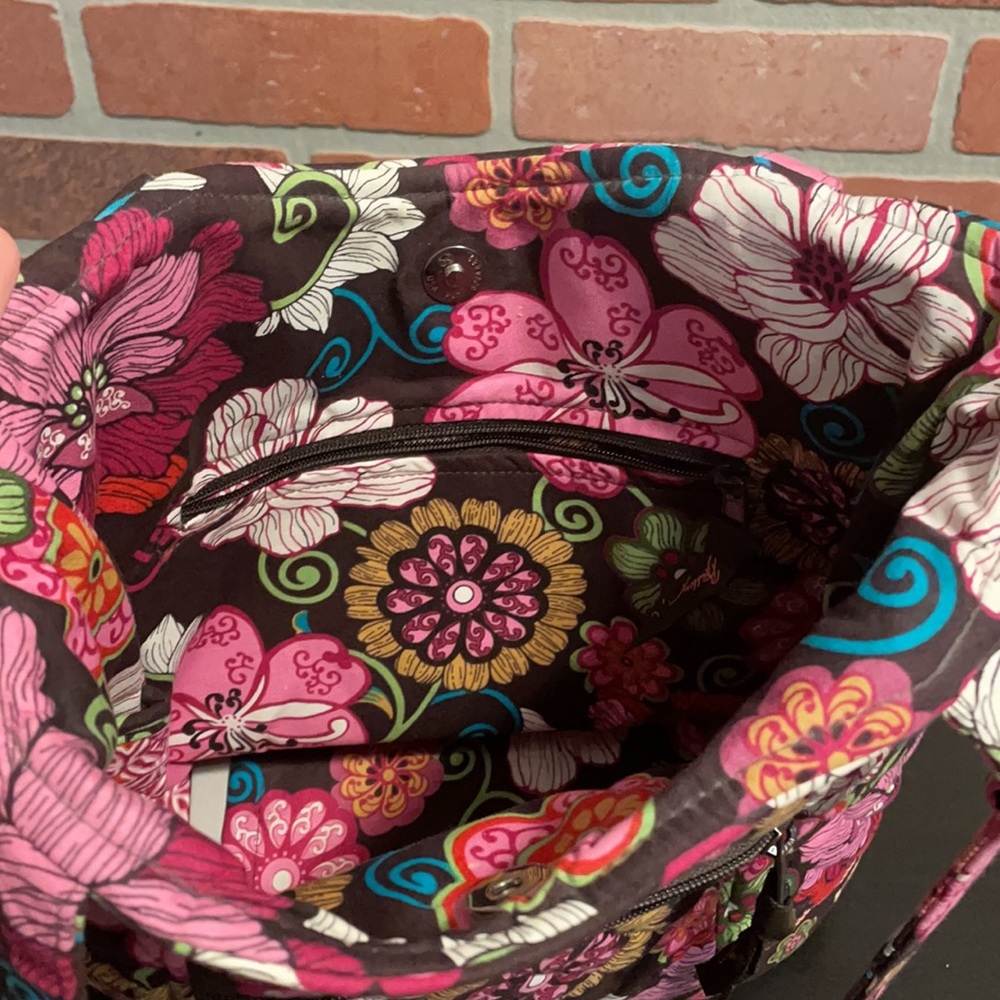 Vera Bradley Purse-Mod Floral a pink - Picture 2 of 3